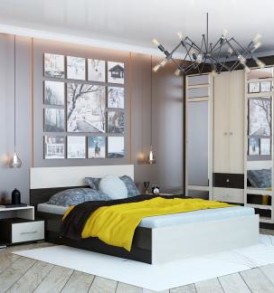 Спальня  «Юнона» Кровать-Комби 1,60 м Цена указана без основания!